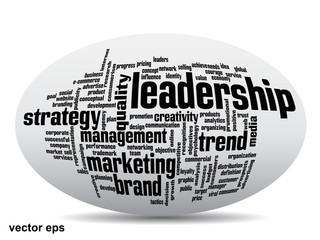 Conceptual business word cloud