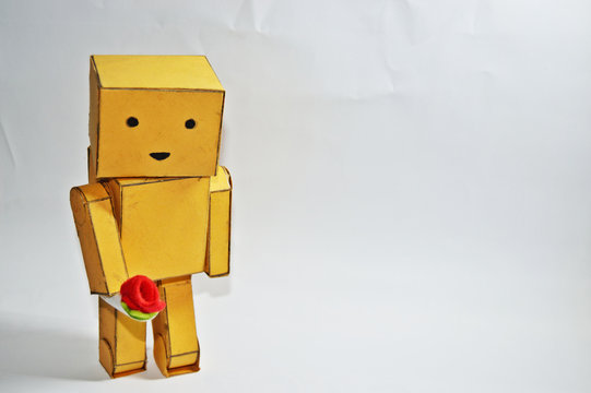 Danbo and flowers