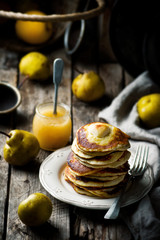 pancakes with pears