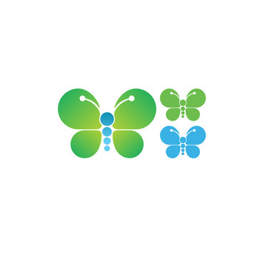Butterfly logotype design 