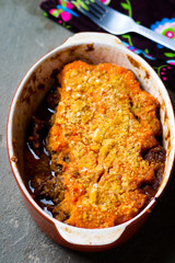 Parmentier,traditional French dish.