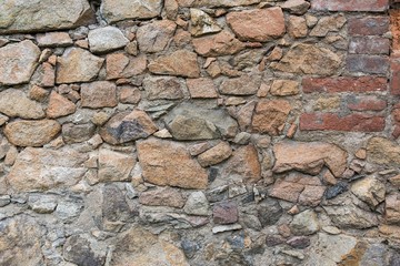 brick and stone wall
