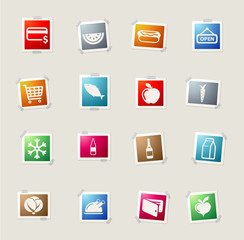 Grocery simply icons