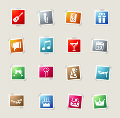 Party simply icons