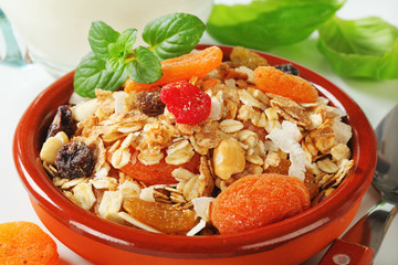 Dry muesli mix