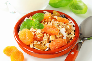 Dry muesli mix