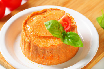 Roasted vegetable chickpea pate