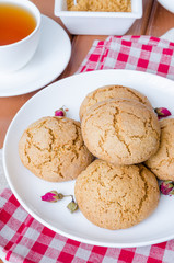 Homemade oatmeal cookies