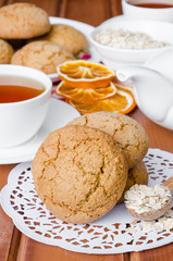 Homemade oatmeal cookies