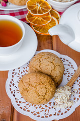 Homemade oatmeal cookies