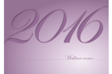 Meilleurs vœux 2016