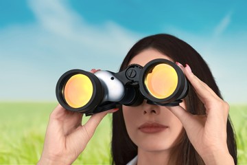 Binoculars.