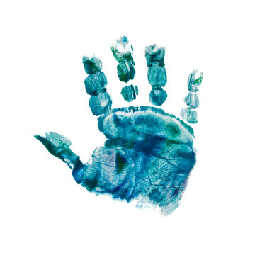 babys handprint