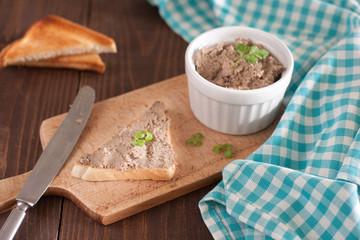 The rabbit liver pate