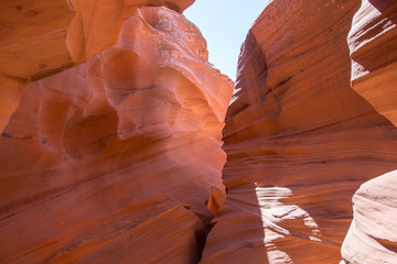 Antelope Canyon, Schlucht, Sandstein, Lake Powell, USA, Utah, Page, Tag, Sommer