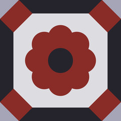 Vintage cement tiles