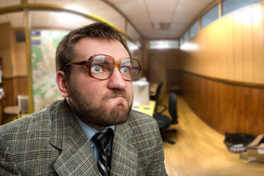 Angry businessman