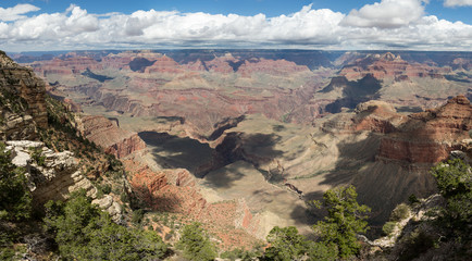 Grand Canyon, Nationalpark, South Rim, Schlucht, Naturwunder, Tafelberge, Arizona, USA, Colorado River, Sommer, Tag