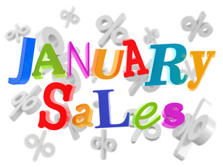 January sales low prices
