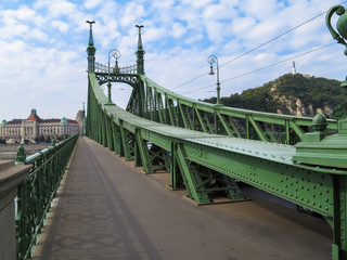 Obraz premium Liberty Bridge, Budapest, Hungary