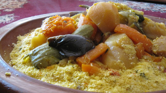 Morocco Couscous dish