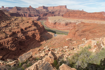 Canyonlands Nationalpark, Island in the sky, Needles, Mesa, Rim, Utah, Moab, Tag, USA, Sommer