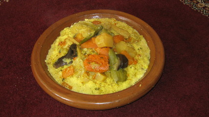 Morocco Couscous dish