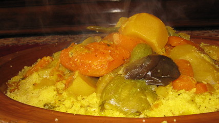 Morocco Couscous dish