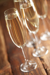New Years Eve - glasses of champagne