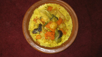 Morocco Couscous dish