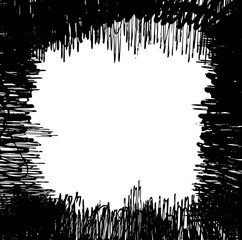 grunge hatched border frame background,  grunge design element