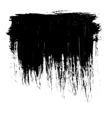 Dirty, stained paint stroke grunge frame