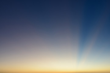 Sun beam as background