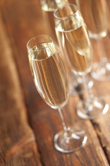 New Years Eve - glasses of champagne