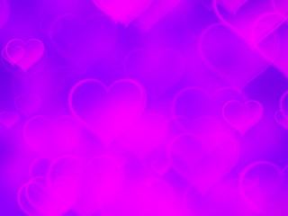 Valentine's Day Hearts Background