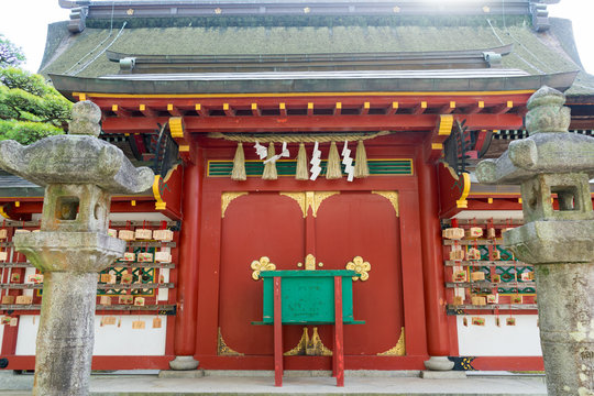 Japanese shrine and temple