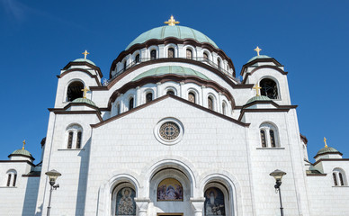 Church of Saint Sava in Belgrade city, Serbia