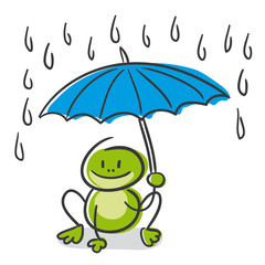Stick Figure Series Green
