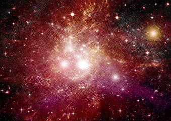 Fototapeta premium galaxy in a free space