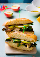 sandwich with a mackerel