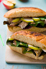 sandwich with a mackerel