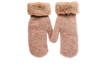 warm gloves made of wool