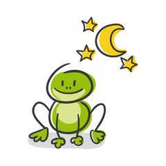 Stick Figure Series Green