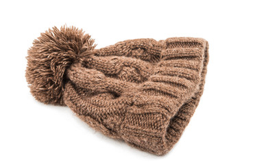 Fototapeta na wymiar knitted cap