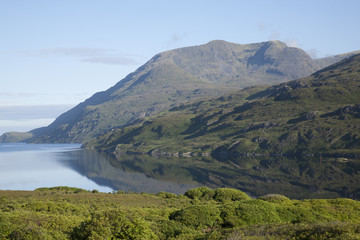 Fototapeta na wymiar Killary Fjord, Leenane, Connemara National Park