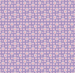 spring lavender seamless pattern