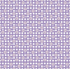 spring lavender seamless pattern