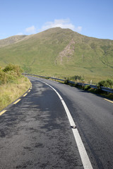 Open Road in Connemara National Park; Galway