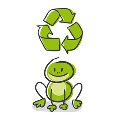 Stick Figure Series Green