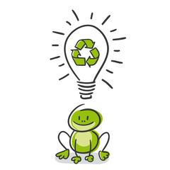 Stick Figure Series Green